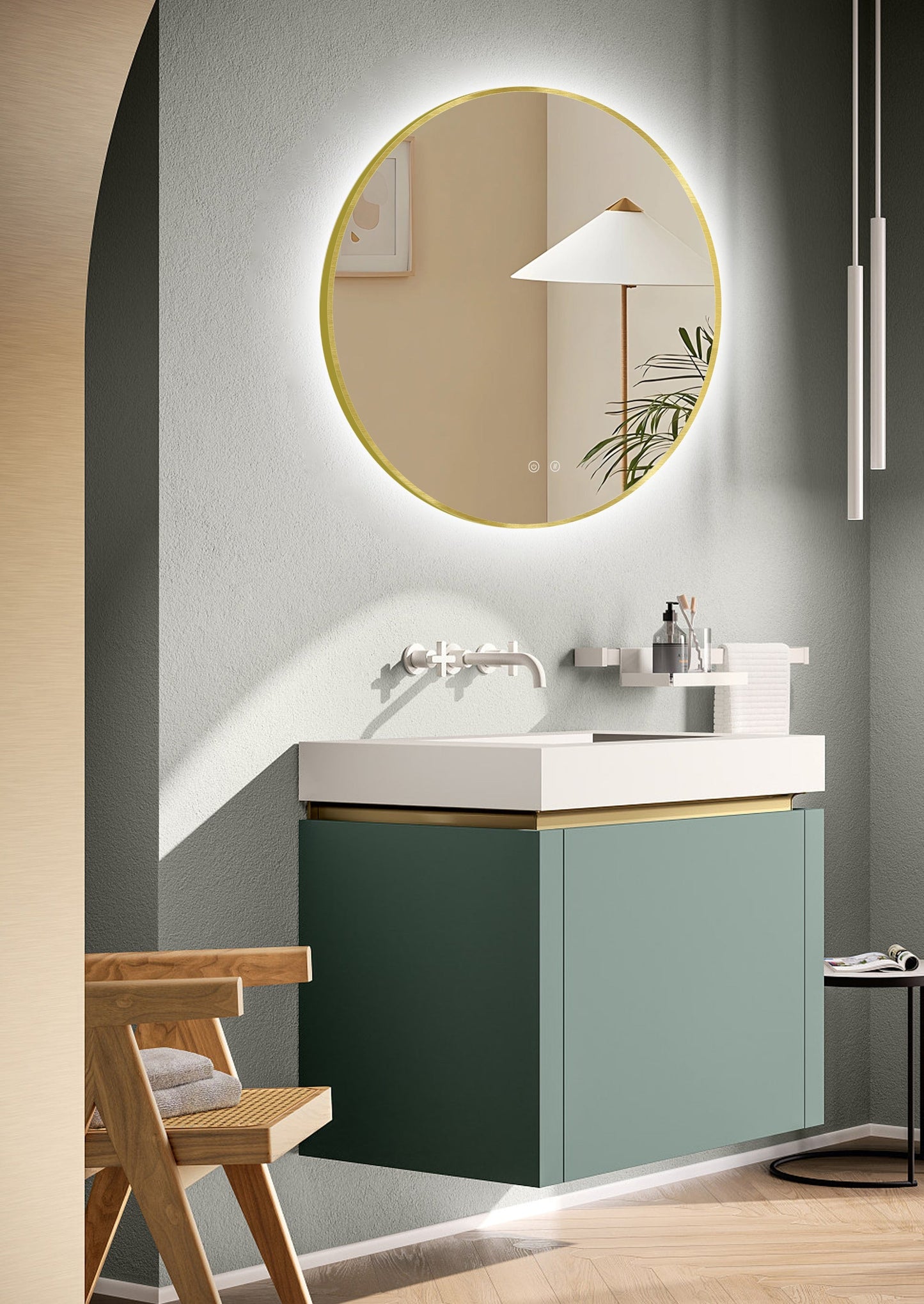 LED spogulis Ares Gold