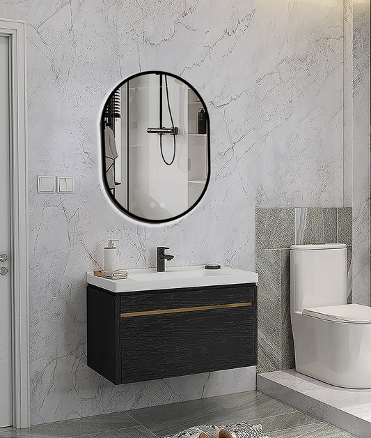 LED spogulis Selene Black