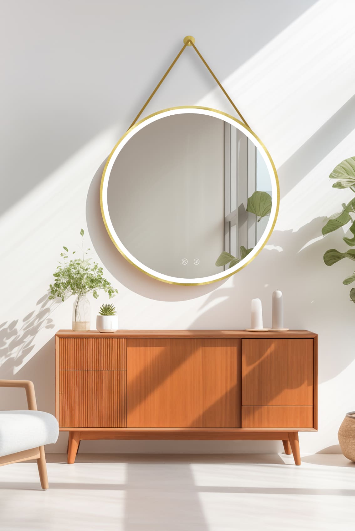LED spogulis Olympus Gold