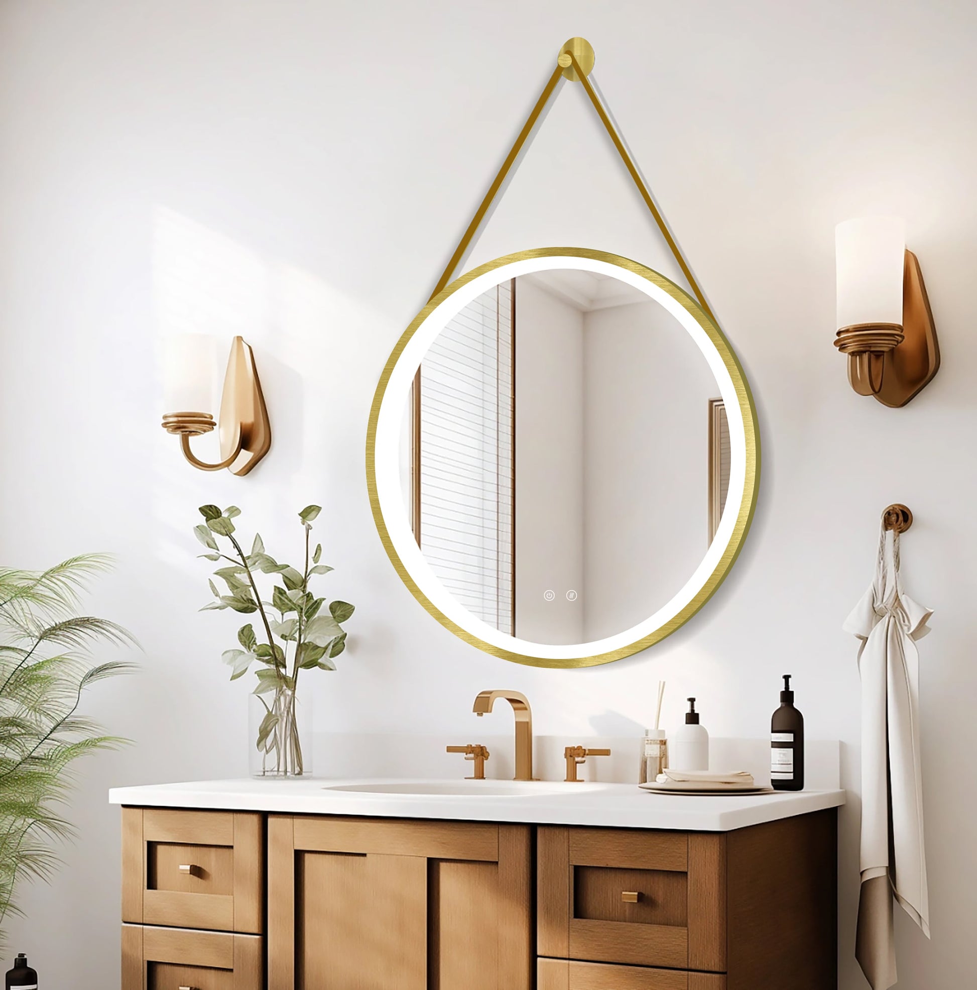 LED spogulis Olympus Gold